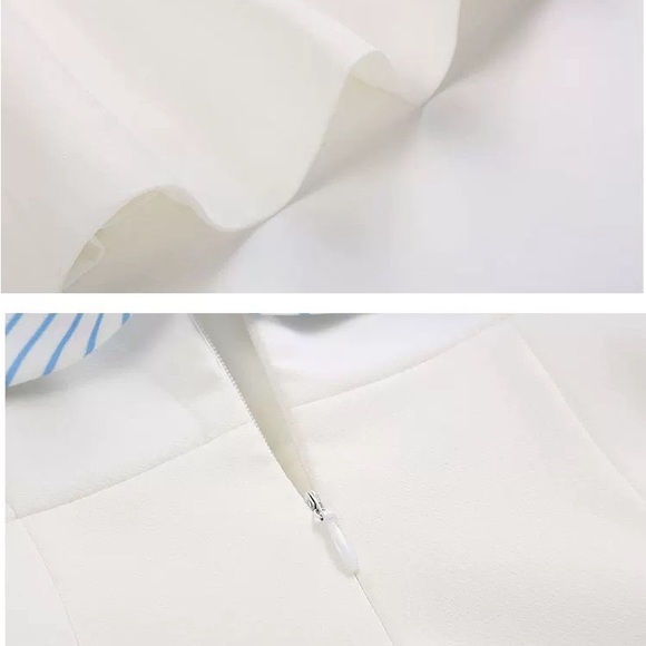 WHITE OFF SHOULDE DRESS - Picture 4 of 4